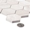 Andova Tiles SAMPLE Channing 2 x 2 Marble Honeycomb Mosaic Floor Use Tile SAM-ANDCHA129 - alternate 2